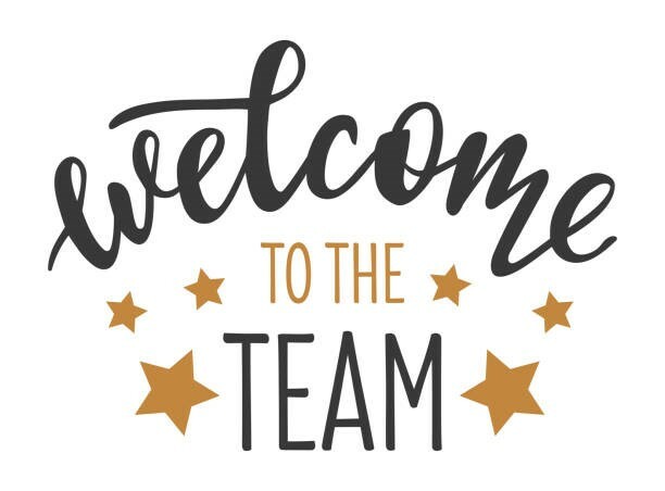 Welcome to the team graphic